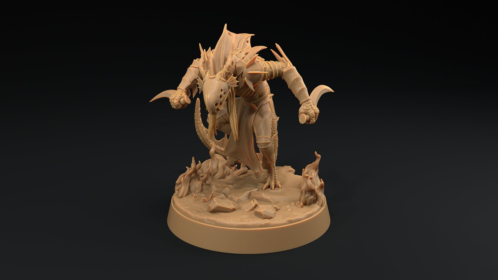 Shadow Wyrm Dagger | Dragon Trappers Lodge | Demon | Devil | One Page Rules | 32mm | Resin Printed Tabletop RPG Figures | DND | 5E |