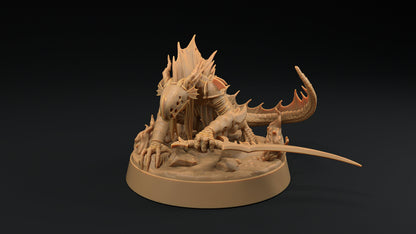 Shadow Wyrm Sword | Dragon Trappers Lodge | Demon | Devil | One Page Rules | 32mm | Resin Printed Tabletop RPG Figures | DND | 5E |