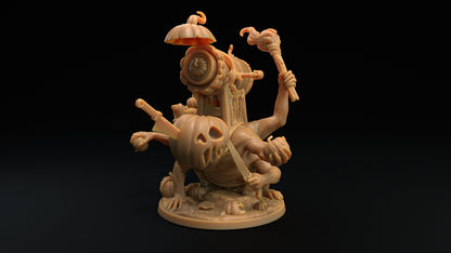 Pumpkannon | Dragon Trappers Lodge | Monster | One Page Rules | 32mm | Resin Printed Tabletop RPG Figures | DND | 5E | Halloween
