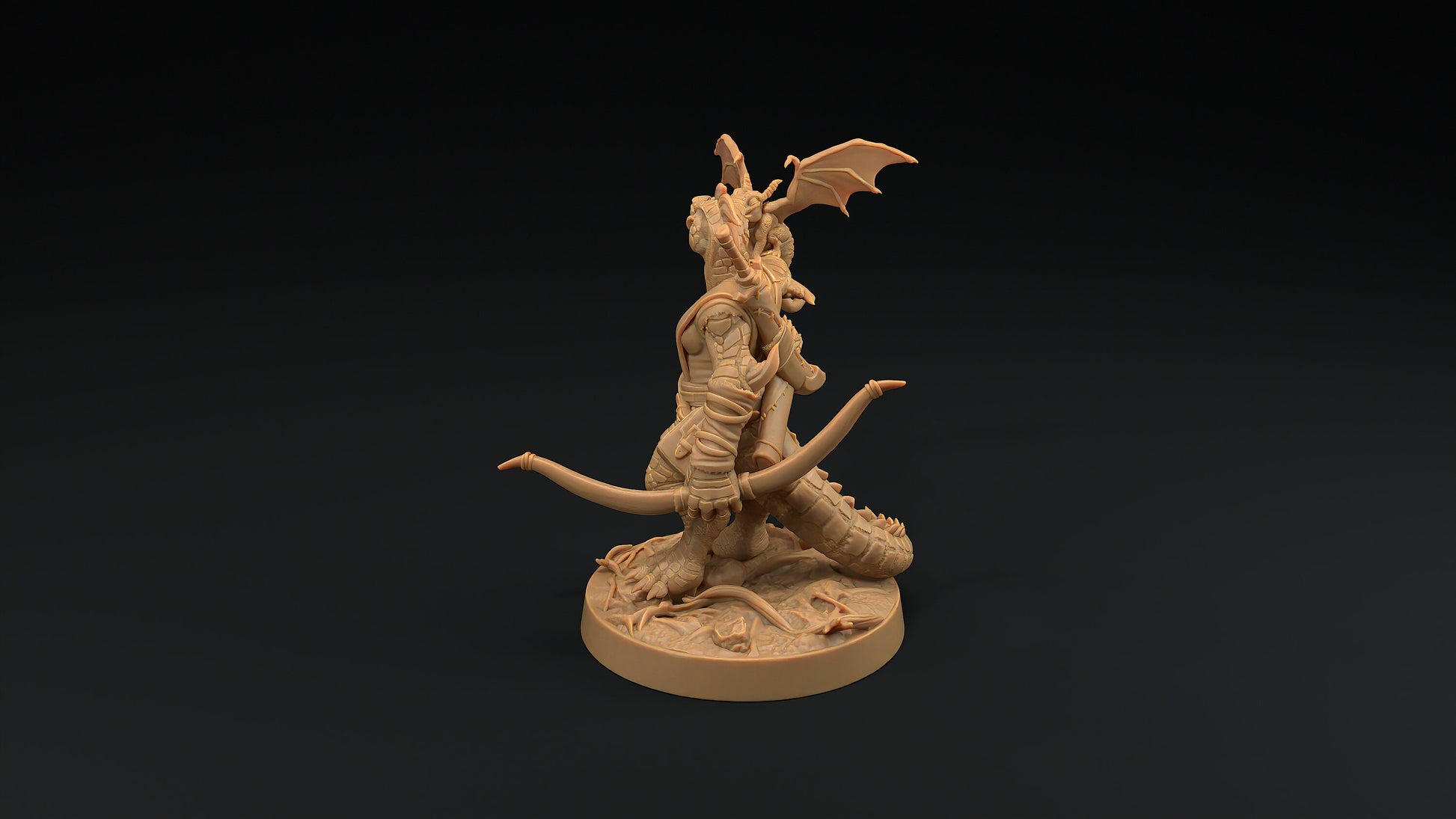 Aela Greenscale | Dragon Trappers Lodge | One Page Rules | 32mm | Resin Printed Tabletop RPG Figures | DND | 5E |