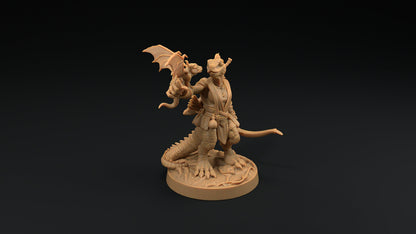 Aela Greenscale | Dragon Trappers Lodge | One Page Rules | 32mm | Resin Printed Tabletop RPG Figures | DND | 5E |