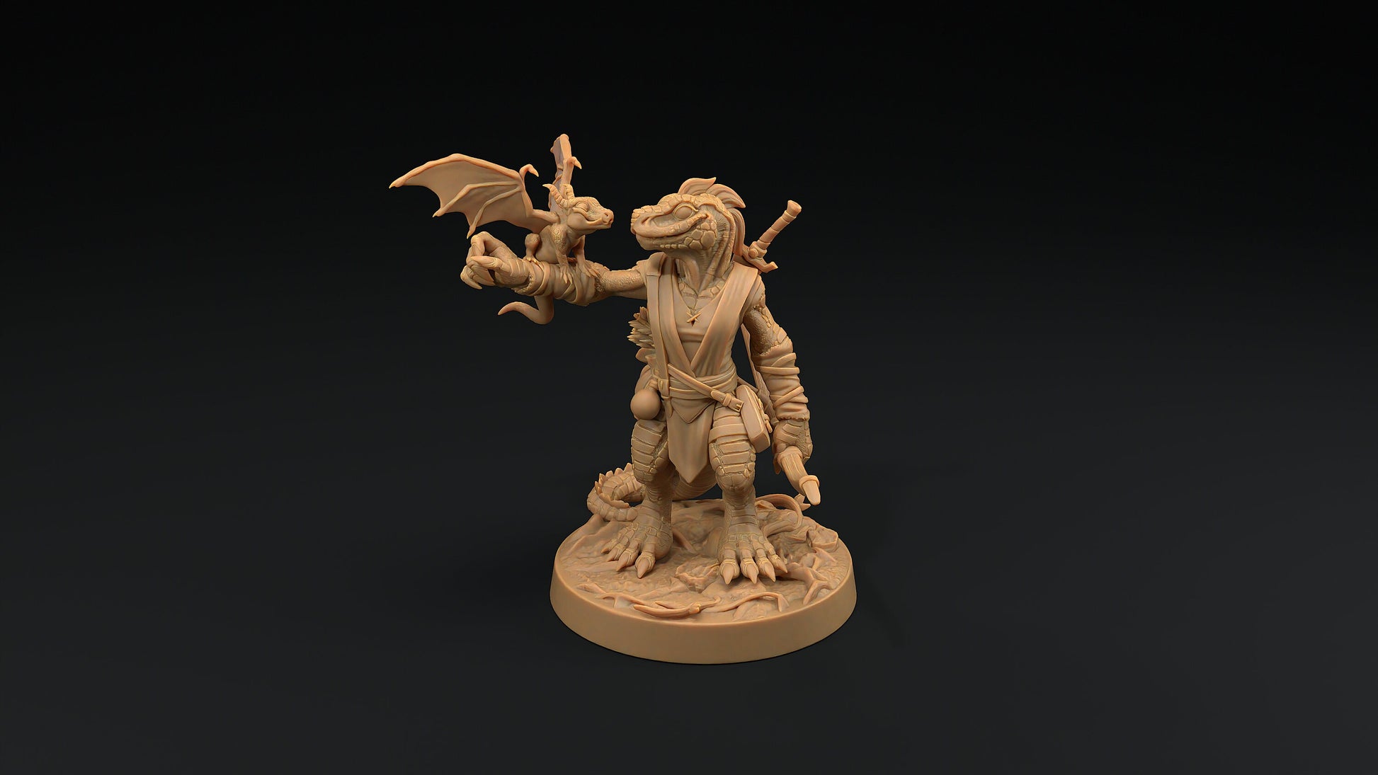 Aela Greenscale | Dragon Trappers Lodge | One Page Rules | 32mm | Resin Printed Tabletop RPG Figures | DND | 5E |