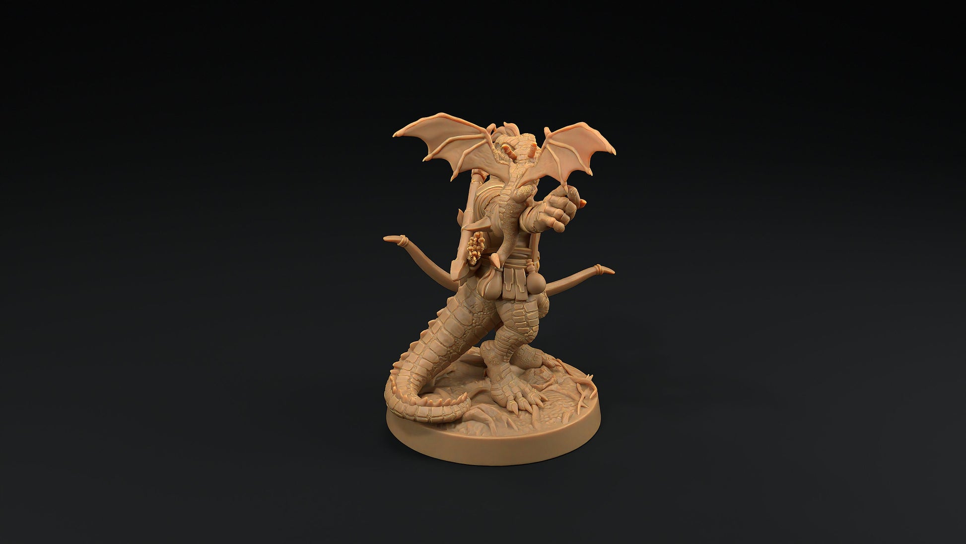 Aela Greenscale | Dragon Trappers Lodge | One Page Rules | 32mm | Resin Printed Tabletop RPG Figures | DND | 5E |