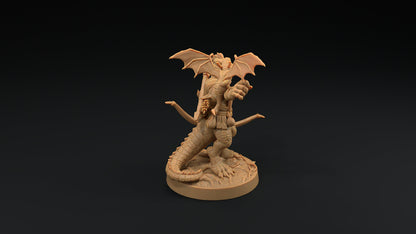 Aela Greenscale | Dragon Trappers Lodge | One Page Rules | 32mm | Resin Printed Tabletop RPG Figures | DND | 5E |