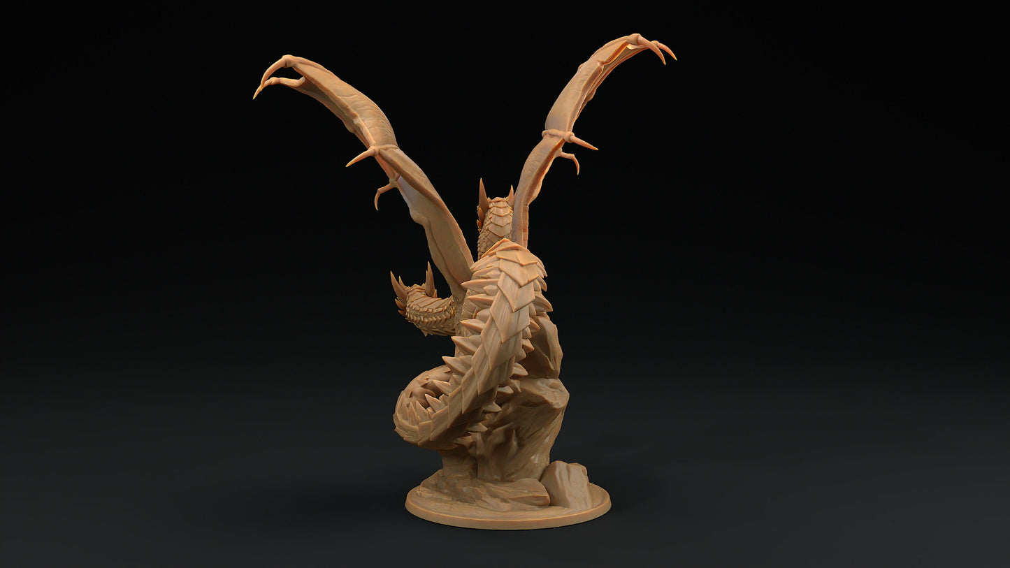 Viperwing Adult | Dragon Trappers Lodge | Monster | One Page Rules | 32mm | Resin Printed Tabletop RPG Figures | DND | 5E |
