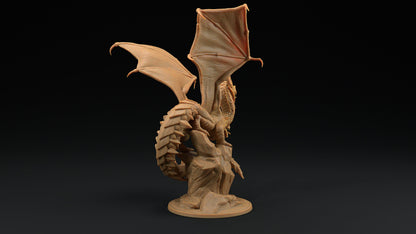 Viperwing Adult | Dragon Trappers Lodge | Monster | One Page Rules | 32mm | Resin Printed Tabletop RPG Figures | DND | 5E |