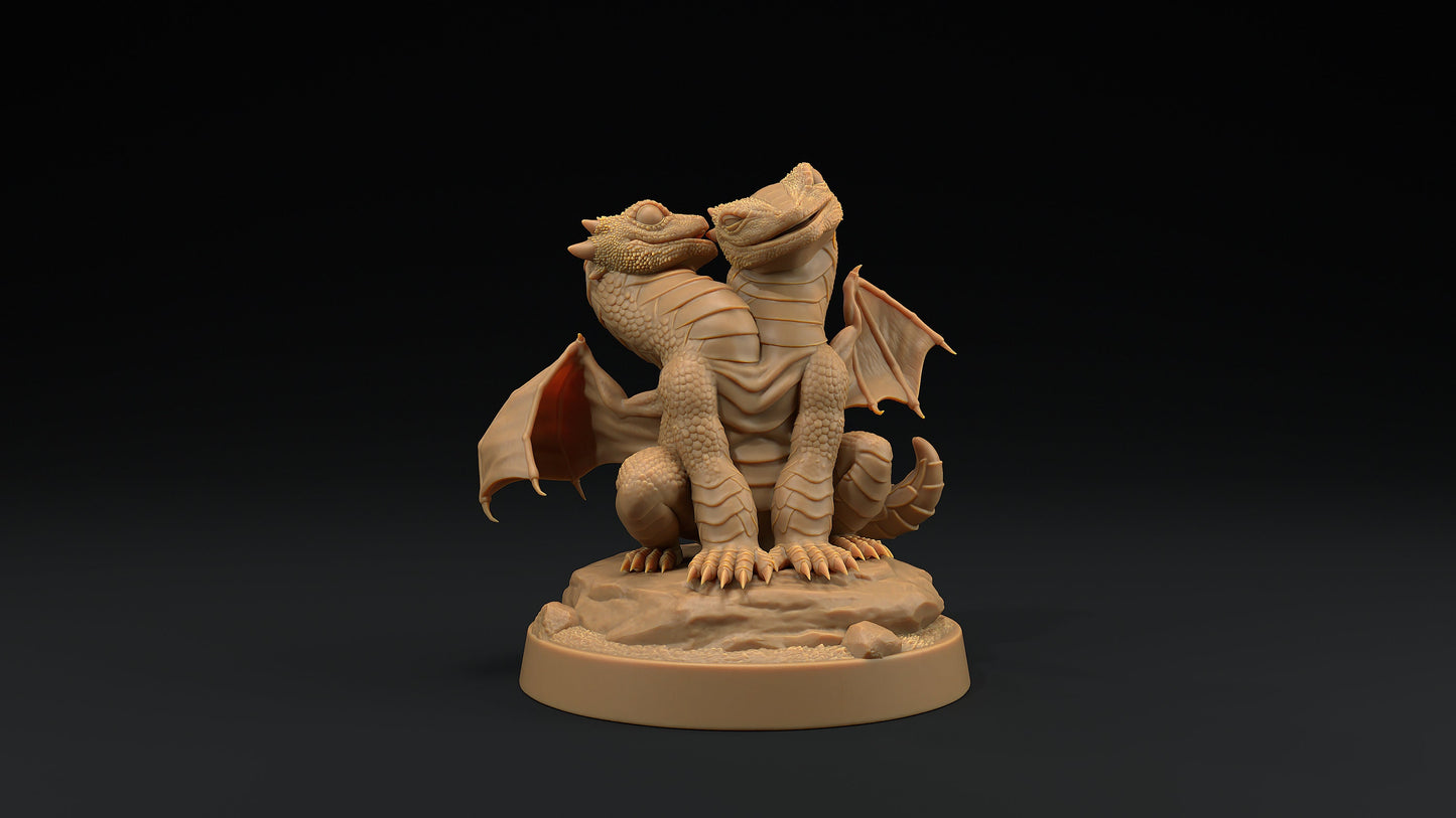 Viperwing Wyrmling | Dragon Trappers Lodge | Monster | One Page Rules | 32mm | Resin Printed Tabletop RPG Figures | DND | 5E |