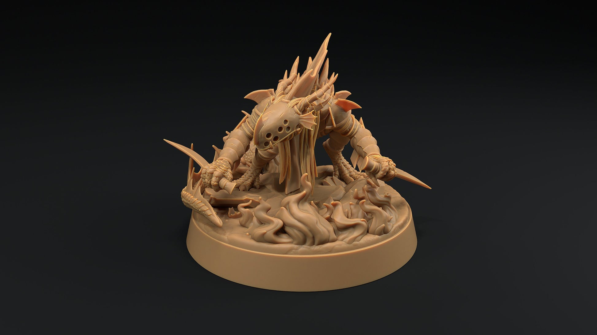 Shadow Wyrm Dagger | Dragon Trappers Lodge | Demon | Devil | One Page Rules | 32mm | Resin Printed Tabletop RPG Figures | DND | 5E |