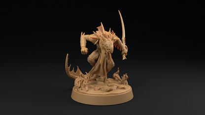 Shadow Wyrm Sword | Dragon Trappers Lodge | Demon | Devil | One Page Rules | 32mm | Resin Printed Tabletop RPG Figures | DND | 5E |