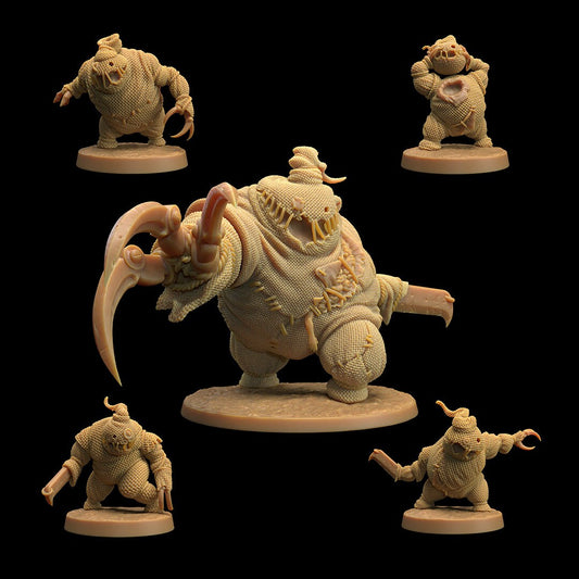 Burlap Monsters | Dragon Trappers Lodge | Minions | One Page Rules | 32mm | Resin Printed Tabletop RPG Figures | DND | 5E | Halloween