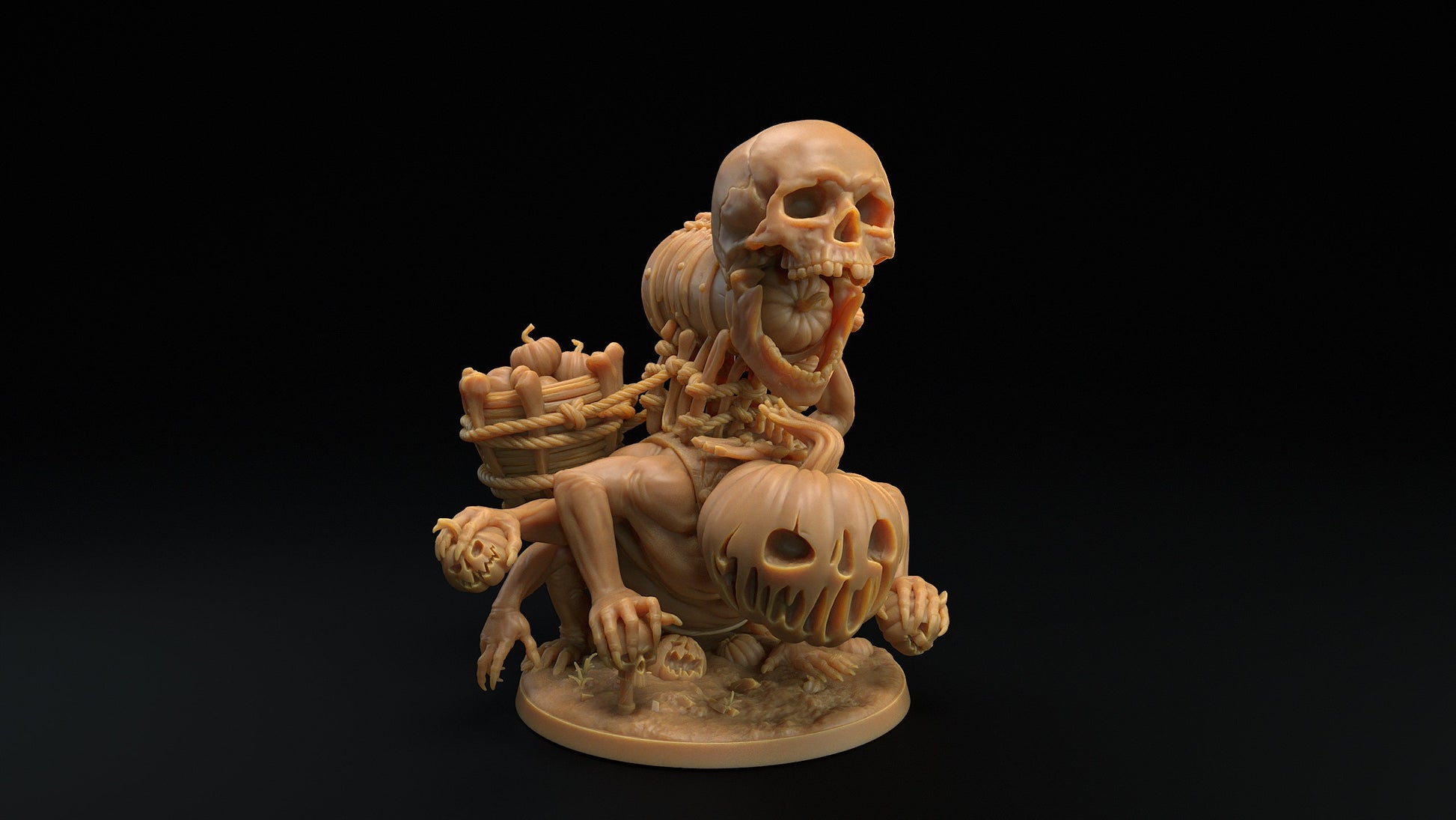 Pumpkannon | Dragon Trappers Lodge | Monster | One Page Rules | 32mm | Resin Printed Tabletop RPG Figures | DND | 5E | Halloween