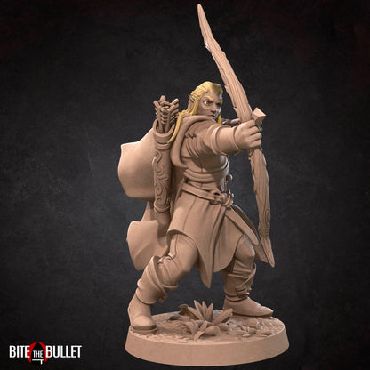 Elf Explorer | Bite The Bullet | 35mm Scale | Resin Printed Tabletop RPG Miniature Figures | DND | 5E