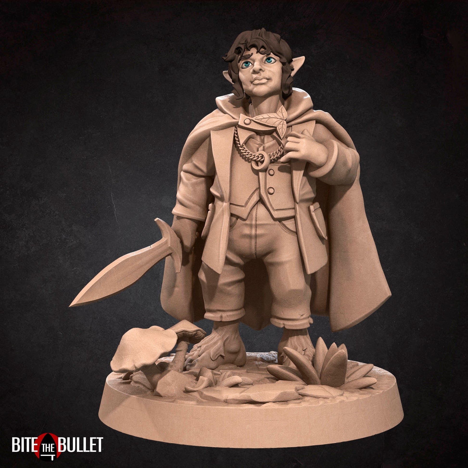 Halfling Explorer | Bite The Bullet | 35mm Scale | Resin Printed Tabletop RPG Miniature Figures | DND | 5E