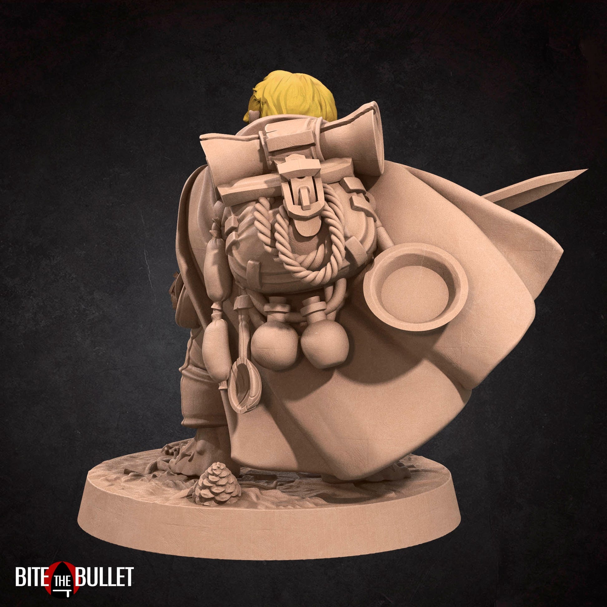 Halfling Explorer | Bite The Bullet | 35mm Scale | Resin Printed Tabletop RPG Miniature Figures | DND | 5E