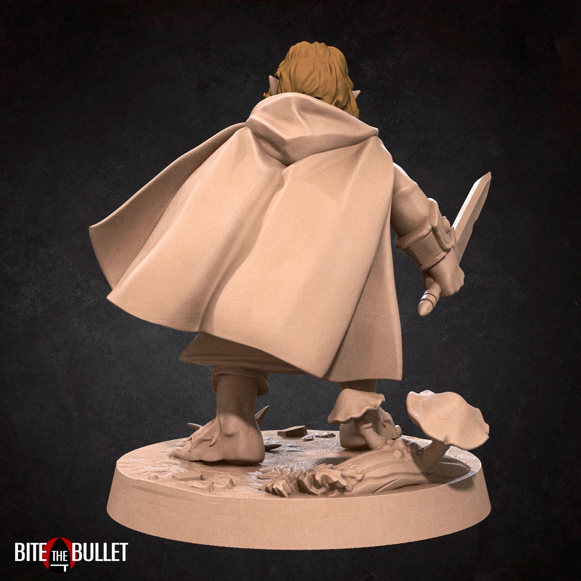 Halfling Explorer | Bite The Bullet | 35mm Scale | Resin Printed Tabletop RPG Miniature Figures | DND | 5E