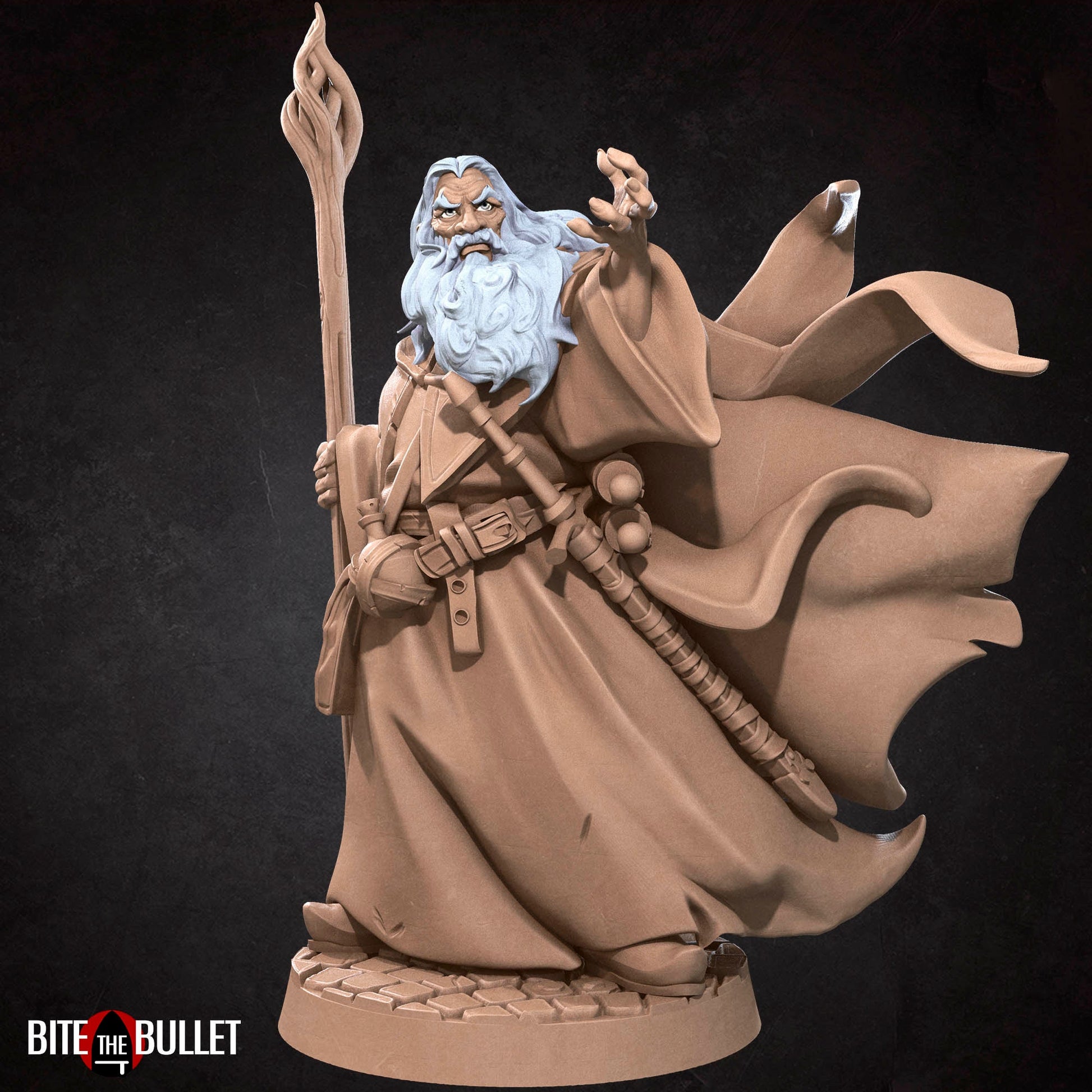 Wizard Explorer | Bite The Bullet | 35mm Scale | Resin Printed Tabletop RPG Miniature Figures | DND | 5E