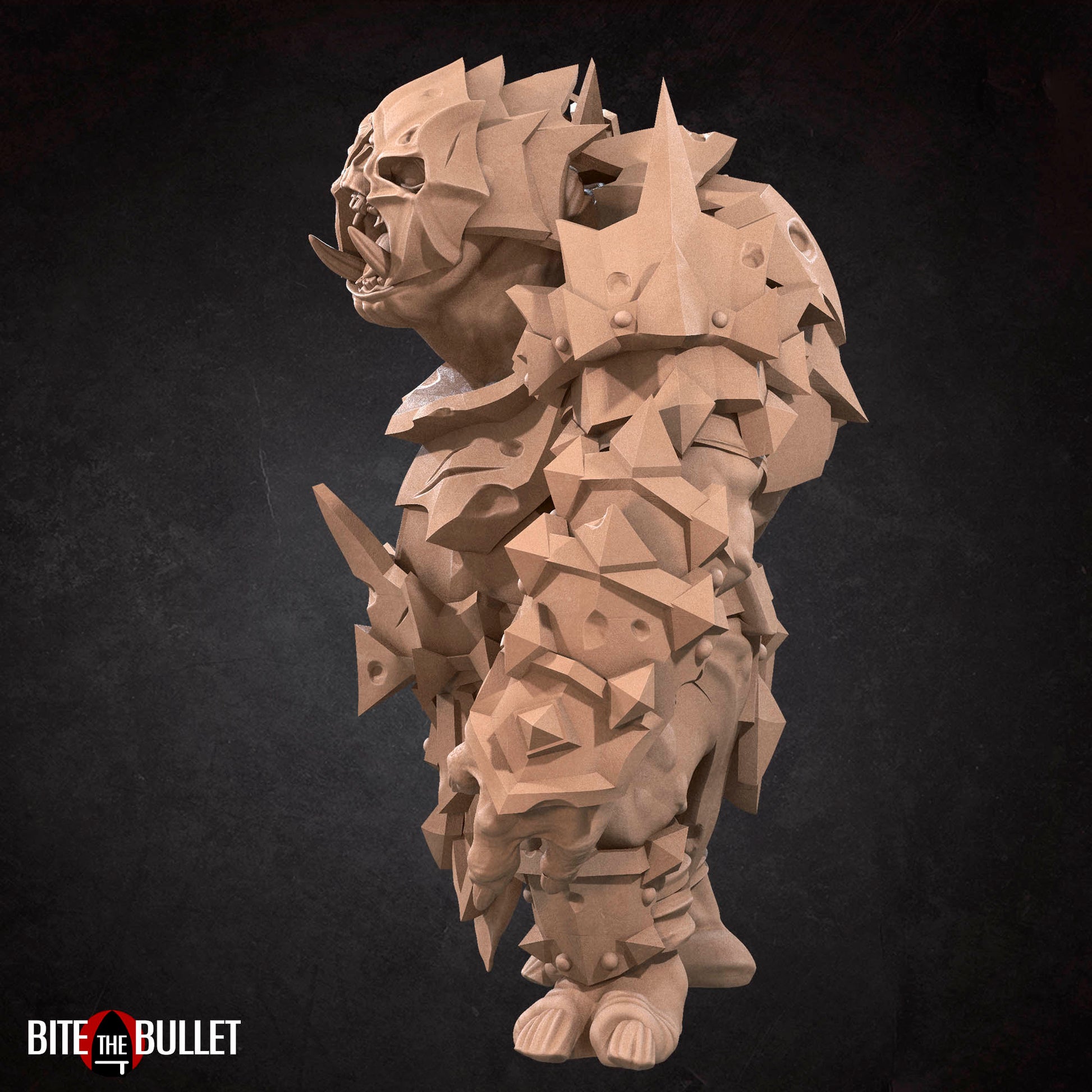 Battle Troll | Bite The Bullet | 35mm Scale | Resin Printed Tabletop RPG Miniature Figures | DND | 5E