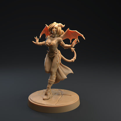 Succubus | Dragon Trappers Lodge | Monster | One Page Rules | 32mm | 75mm | Resin Printed Tabletop RPG Figures | DND | 5E | Halloween