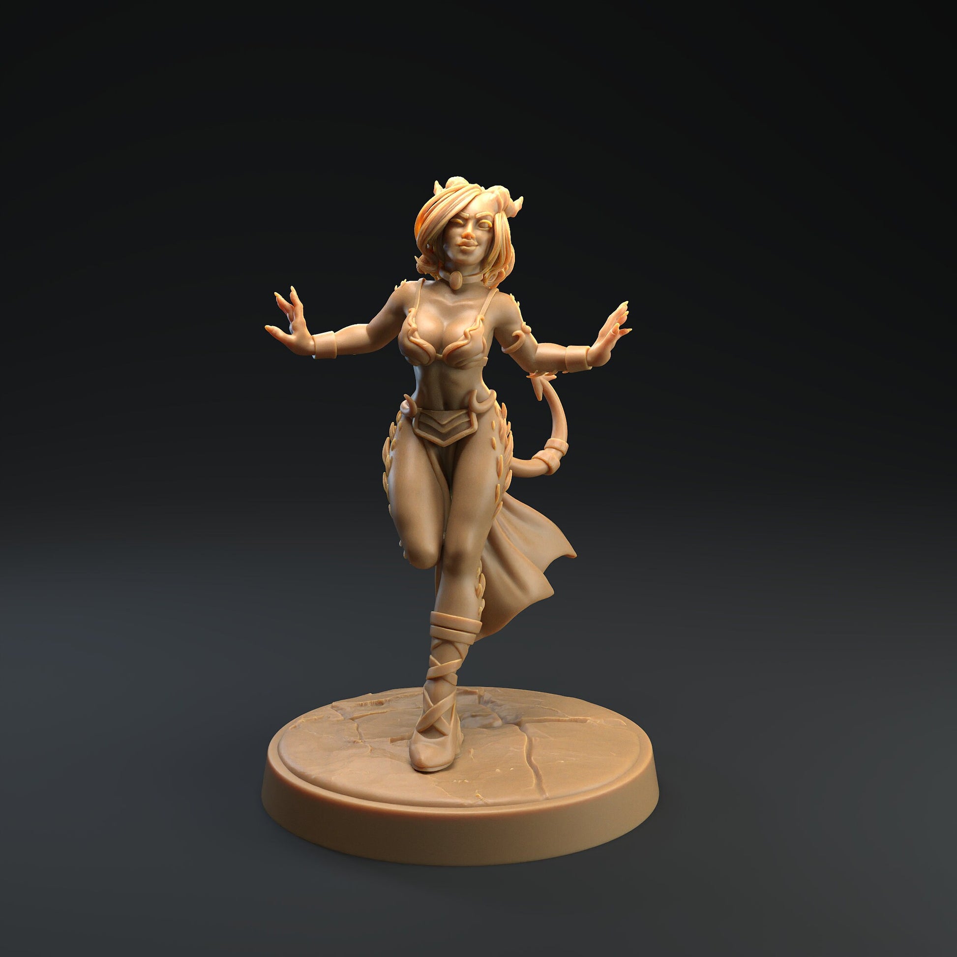 Succubus | Dragon Trappers Lodge | Monster | One Page Rules | 32mm | 75mm | Resin Printed Tabletop RPG Figures | DND | 5E | Halloween