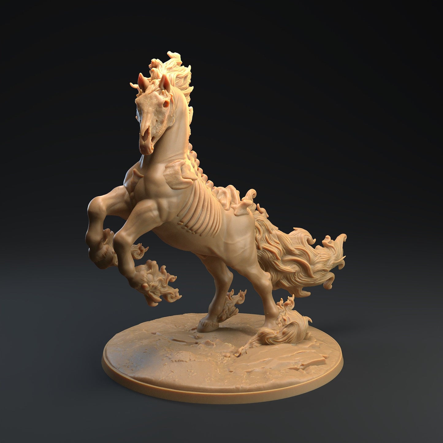 Nightmare Rider | Dragon Trappers Lodge | Headless Horseman | One Page Rules | 32mm | Resin Printed Tabletop RPG Figures | DND | Halloween