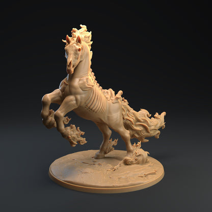 Nightmare Rider | Dragon Trappers Lodge | Headless Horseman | One Page Rules | 32mm | Resin Printed Tabletop RPG Figures | DND | Halloween