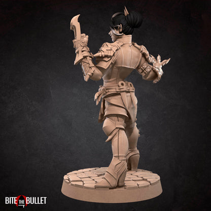 Hero Assassin | Bite The Bullet | 35mm Scale | Resin Printed Tabletop RPG Miniature Figures | DND | 5E