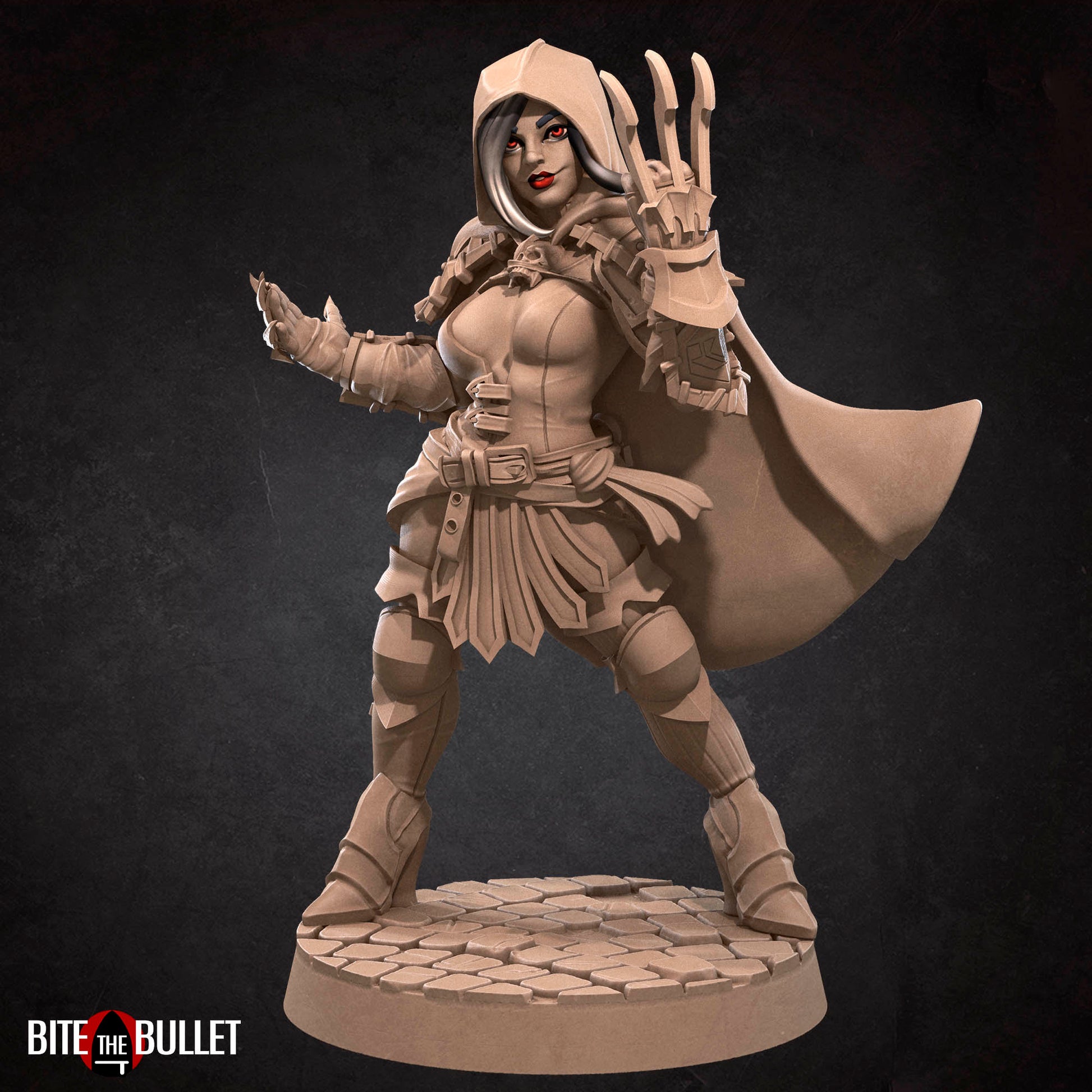 Hero Assassin | Bite The Bullet | 35mm Scale | Resin Printed Tabletop RPG Miniature Figures | DND | 5E