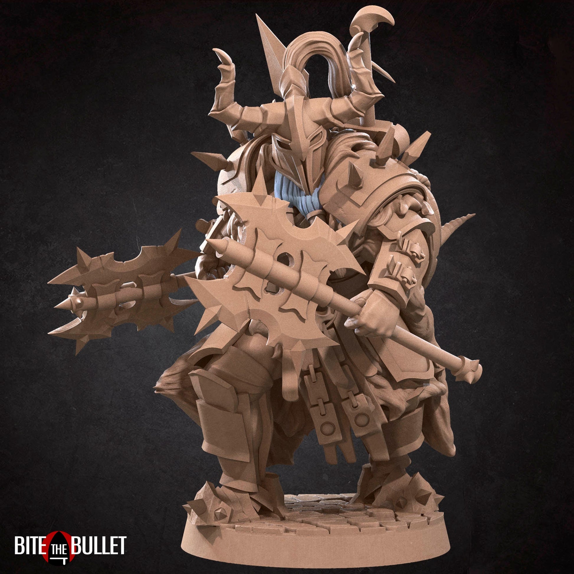 Hero Barbarian Male | Bite The Bullet | 35mm Scale | Resin Printed Tabletop RPG Miniature Figures | DND | 5E