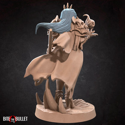 Necromancer Female | Bite The Bullet | 35mm Scale | Resin Printed Tabletop RPG Miniature Figures | DND | 5E