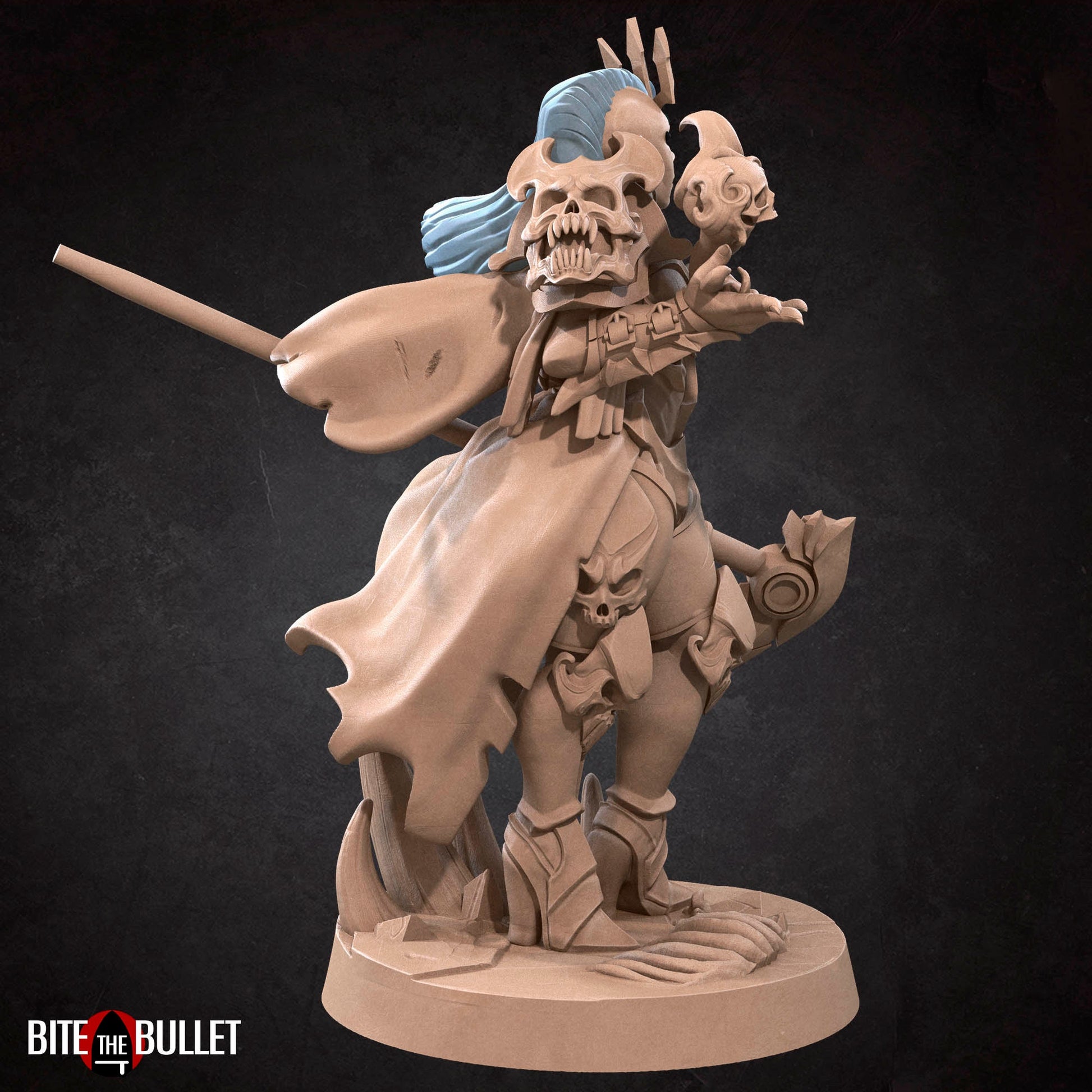 Necromancer Female | Bite The Bullet | 35mm Scale | Resin Printed Tabletop RPG Miniature Figures | DND | 5E