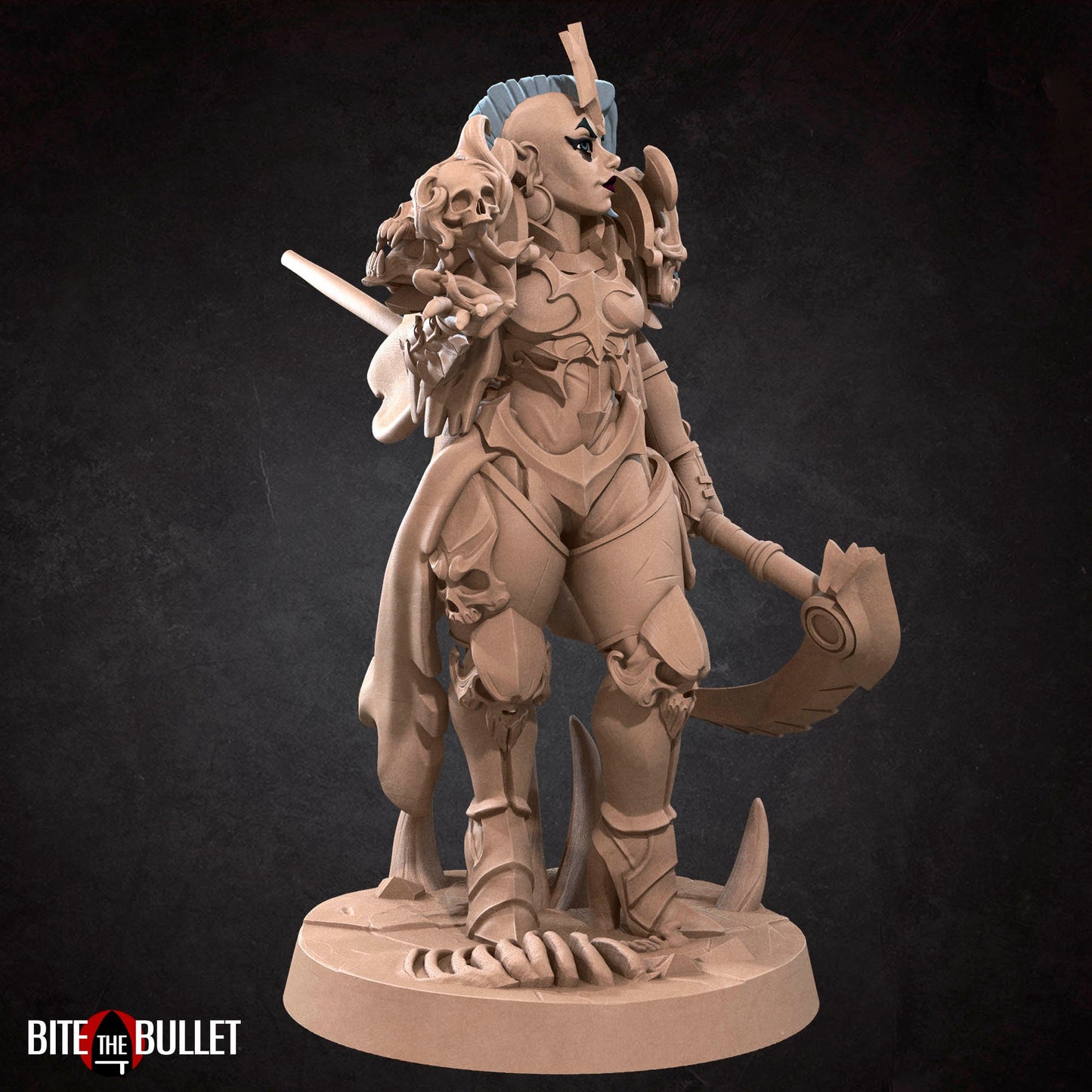 Necromancer Female | Bite The Bullet | 35mm Scale | Resin Printed Tabletop RPG Miniature Figures | DND | 5E