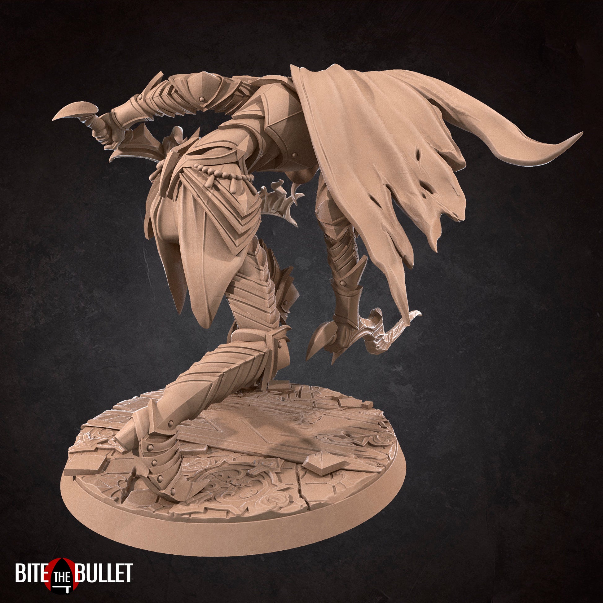 Emma, Exiled Cathedral Knight | Bite The Bullet | 35mm Scale | Resin Printed Tabletop RPG Miniature Figures | DND | 5E