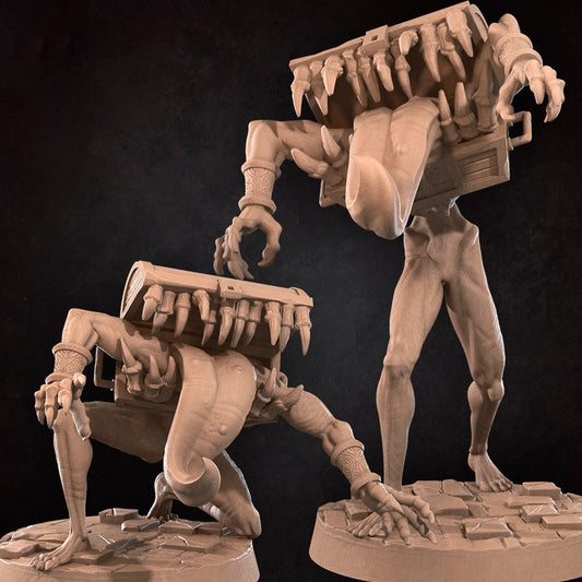 Mimic | Bite The Bullet | 35mm Scale | Resin Printed Tabletop RPG Miniature Figures | DND | 5E