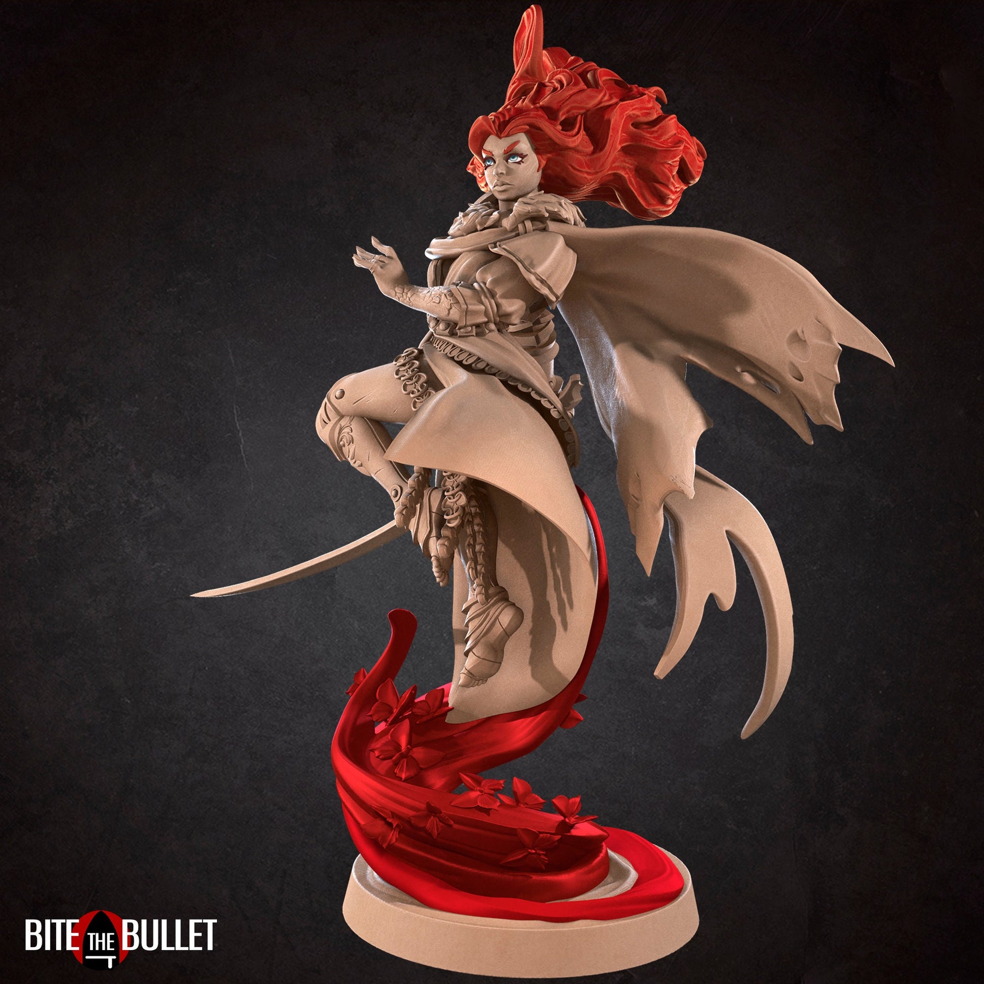 Morgana, Scarlet Goddess | Bite The Bullet | 35mm Scale | Resin Printed Tabletop RPG Miniature Figures | DND | 5E