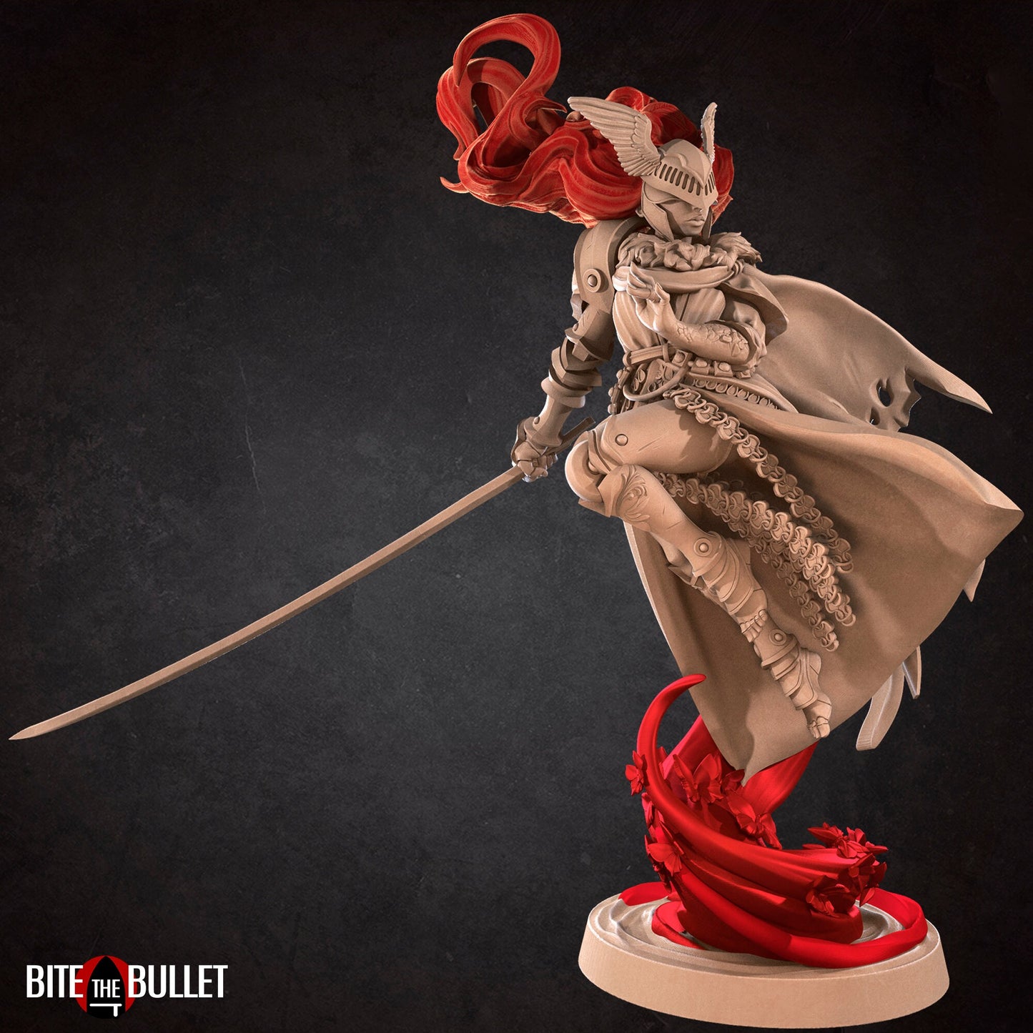Morgana, Scarlet Goddess | Bite The Bullet | 35mm Scale | Resin Printed Tabletop RPG Miniature Figures | DND | 5E