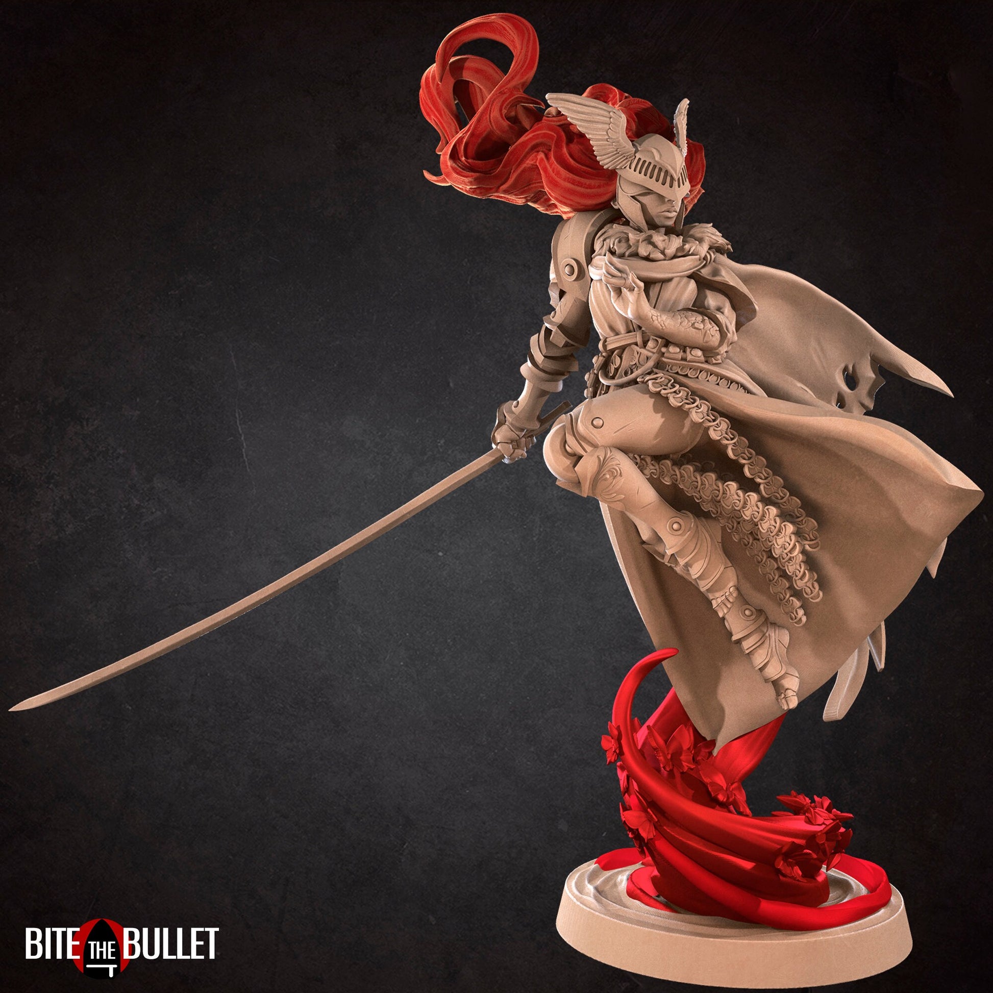 Morgana, Scarlet Goddess | Bite The Bullet | 35mm Scale | Resin Printed Tabletop RPG Miniature Figures | DND | 5E