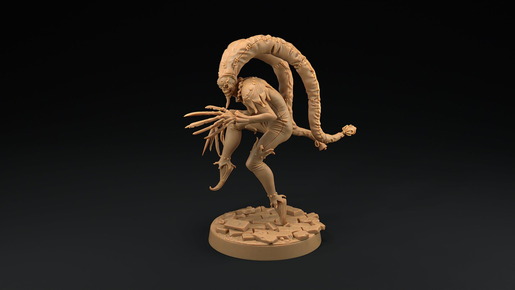 The Red Jester | Dragon Trappers Lodge | Monster | One Page Rules | 32mm | Resin Printed Tabletop RPG Figures | DND | 5E | Halloween