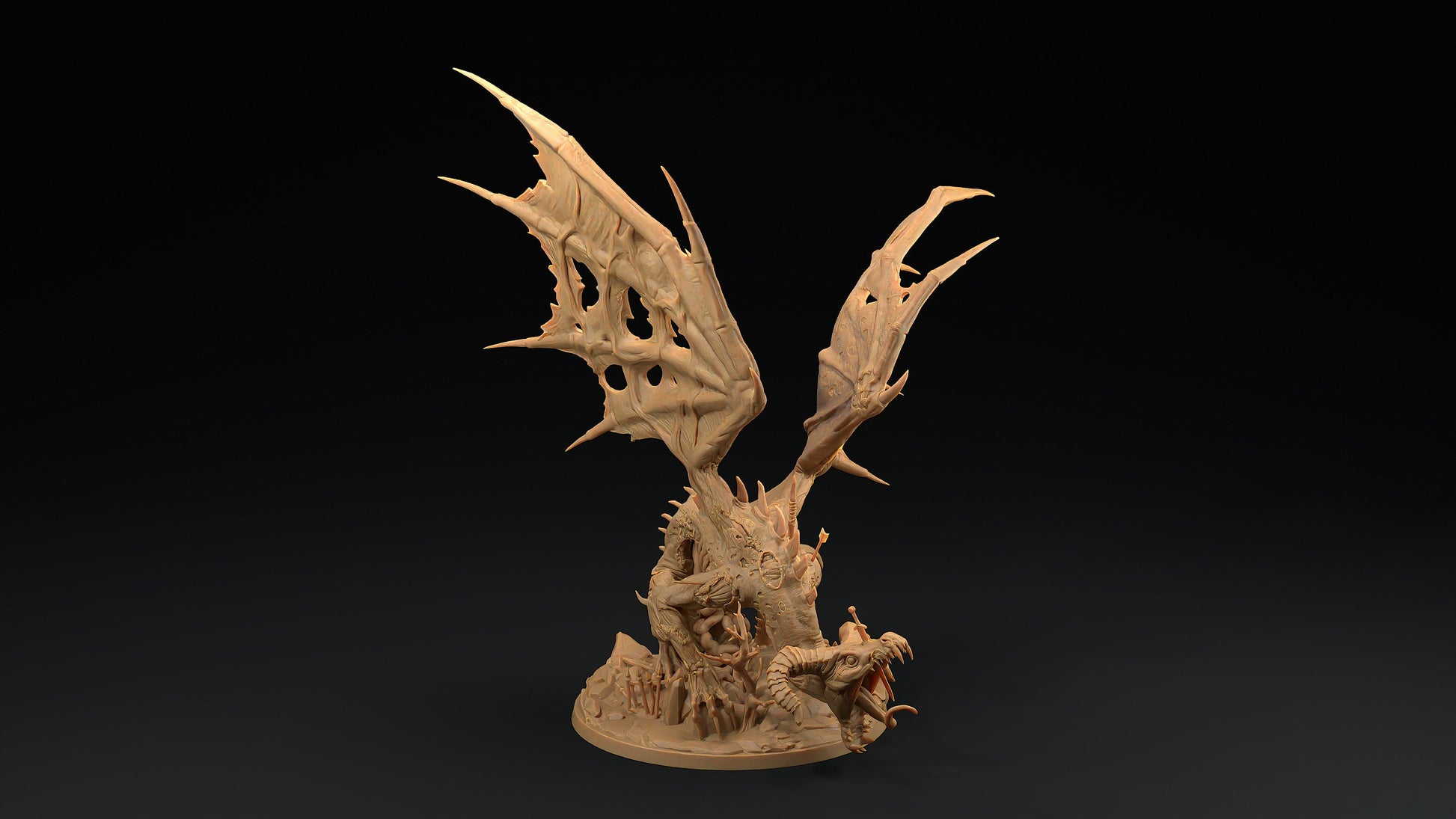 Fellclaw The Rotten | Dragon Trappers Lodge | Monster | One Page Rules | 32mm | Resin Printed Tabletop RPG Figures | DND | 5E | Halloween