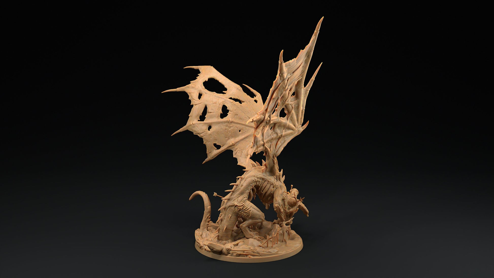Fellclaw The Rotten | Dragon Trappers Lodge | Monster | One Page Rules | 32mm | Resin Printed Tabletop RPG Figures | DND | 5E | Halloween