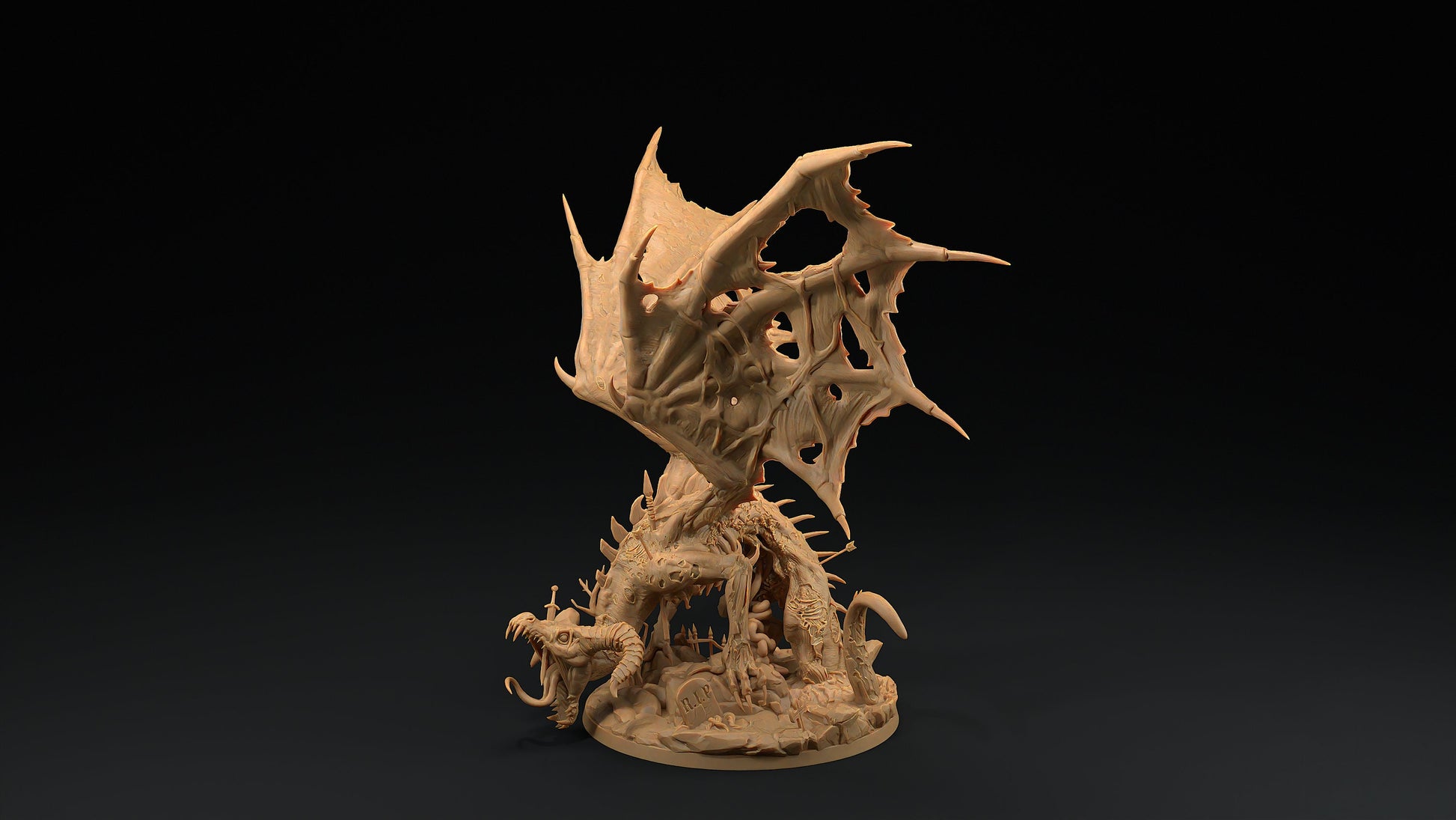 Fellclaw The Rotten | Dragon Trappers Lodge | Monster | One Page Rules | 32mm | Resin Printed Tabletop RPG Figures | DND | 5E | Halloween