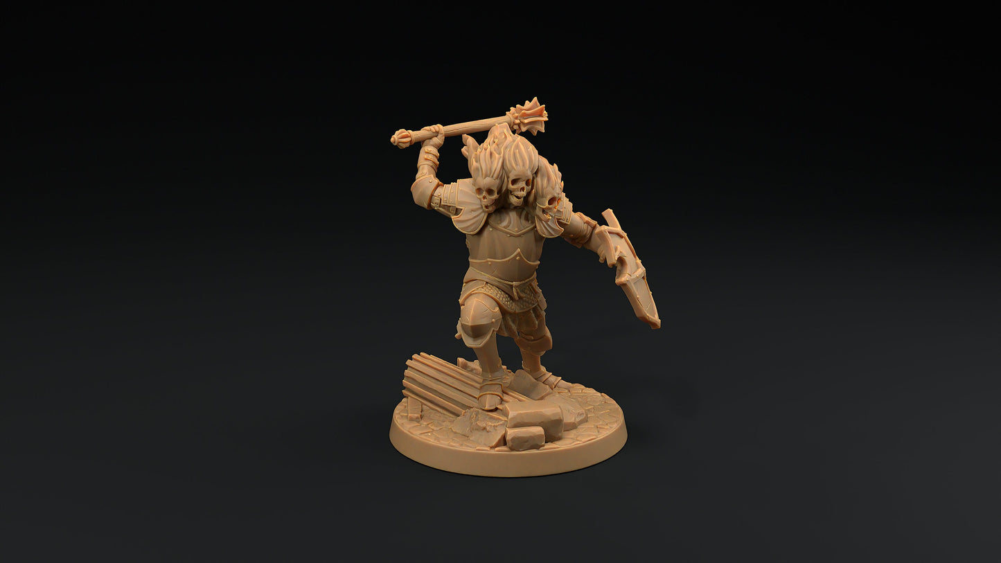The Blazing Knight | Dragon Trappers Lodge | Monster | One Page Rules | 32mm | Resin Printed Tabletop RPG Figures | DND | 5E | Halloween
