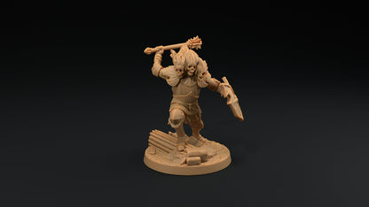 The Blazing Knight | Dragon Trappers Lodge | Monster | One Page Rules | 32mm | Resin Printed Tabletop RPG Figures | DND | 5E | Halloween