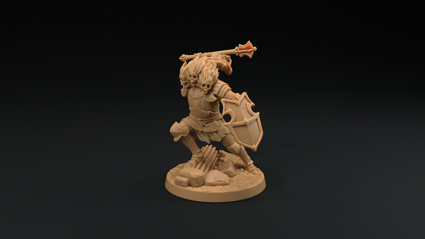 The Blazing Knight | Dragon Trappers Lodge | Monster | One Page Rules | 32mm | Resin Printed Tabletop RPG Figures | DND | 5E | Halloween