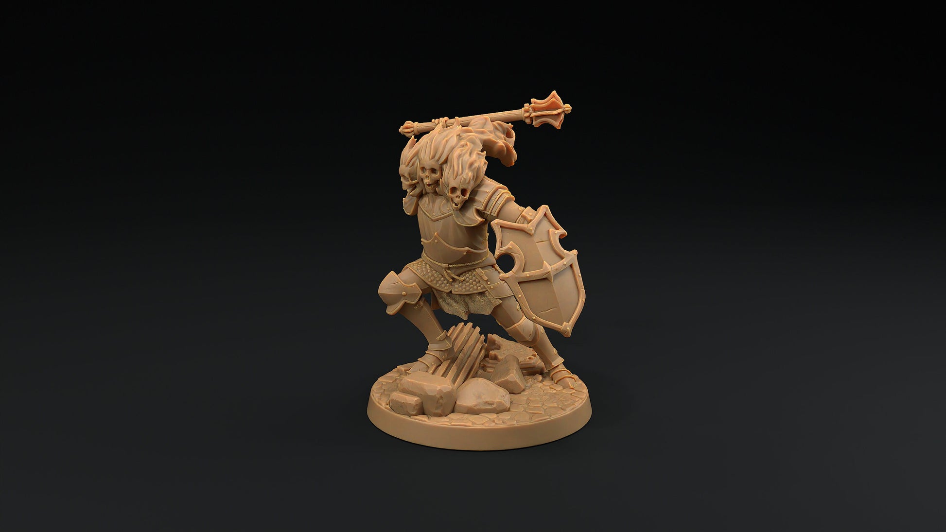 The Blazing Knight | Dragon Trappers Lodge | Monster | One Page Rules | 32mm | Resin Printed Tabletop RPG Figures | DND | 5E | Halloween