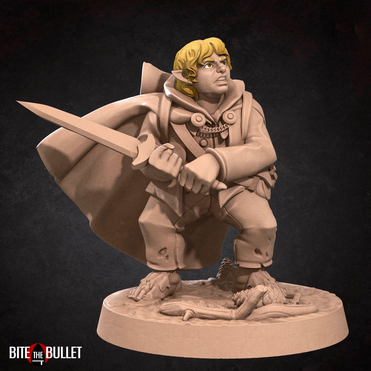 Halfling Explorer | Bite The Bullet | 35mm Scale | Resin Printed Tabletop RPG Miniature Figures | DND | 5E