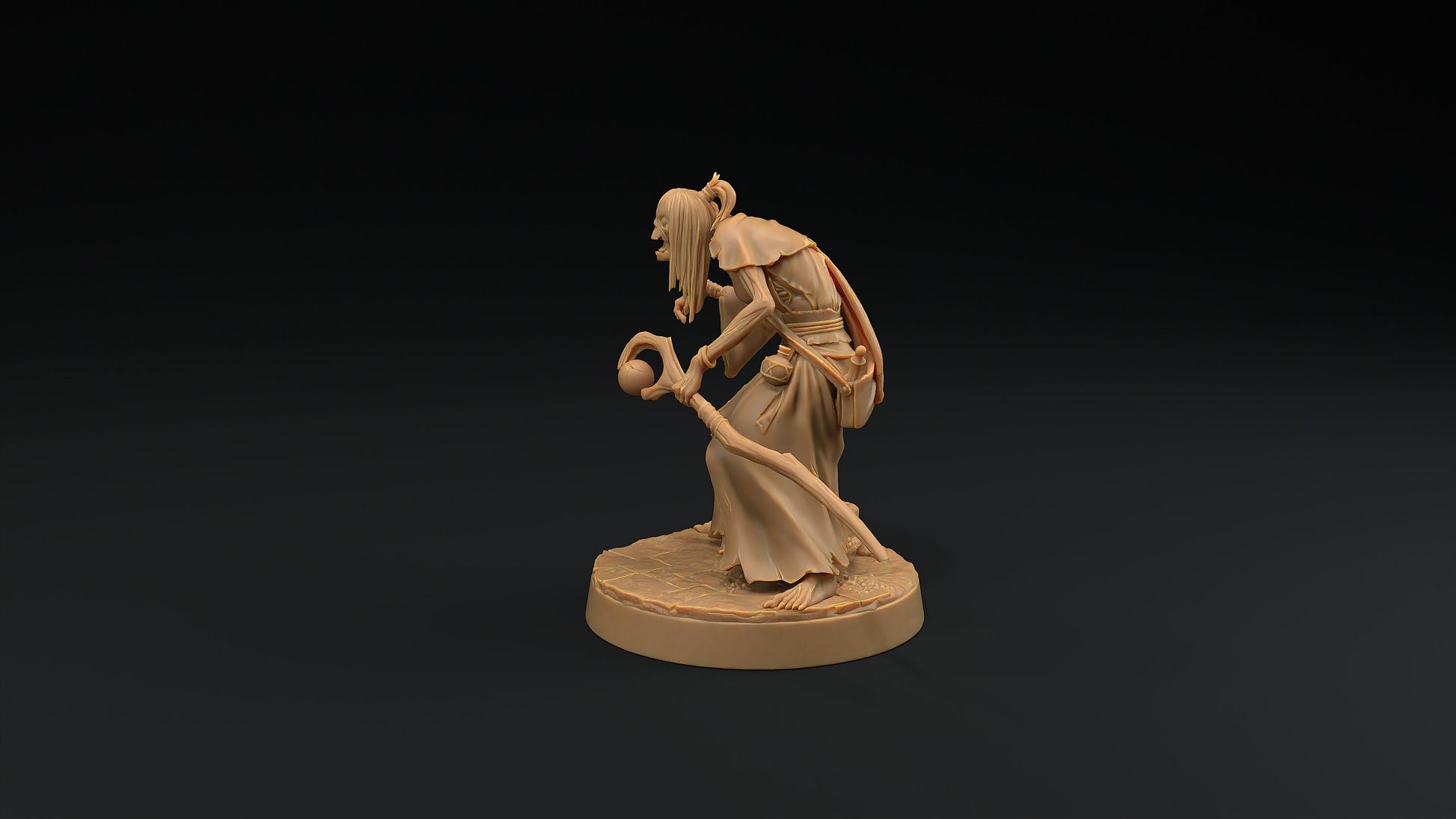 Human Mage Zombie | Dragon Trappers Lodge | Monster | One Page Rules | 32mm | Resin Printed Tabletop RPG Figures | DND | 5E | Halloween