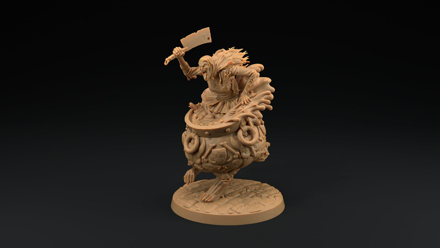 The Boiled Maid | Dragon Trappers Lodge | Monster | One Page Rules | 32mm | Resin Printed Tabletop RPG Figures | DND | 5E | Halloween