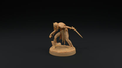 Elven Zombie | Dragon Trappers Lodge | Monster | One Page Rules | 32mm | Resin Printed Tabletop RPG Figures | DND | 5E | Halloween