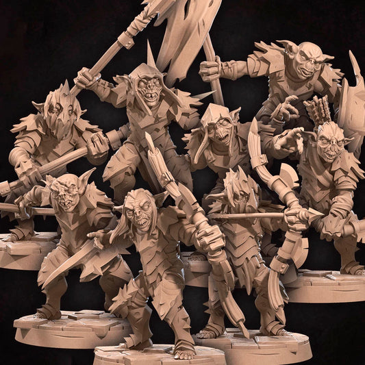 Orcs of Moria | Bite The Bullet | 35mm Scale | Resin Printed Tabletop RPG Miniature Figures | DND | 5E