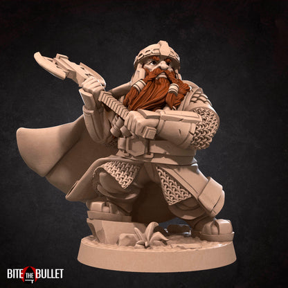Dwarf Explorer | Bite The Bullet | 35mm Scale | Resin Printed Tabletop RPG Miniature Figures | DND | 5E